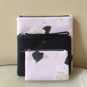 Foley + Corinna 3Pc Cosmetic Bag Set
